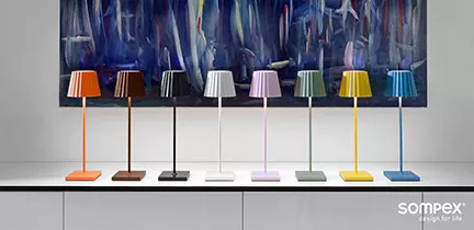 TROLL Tischleuchten für In- u. Outdoor, Höhe: 38cm