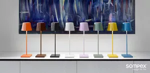 TROLL Tischleuchten für In- u. Outdoor, Höhe: 38cm