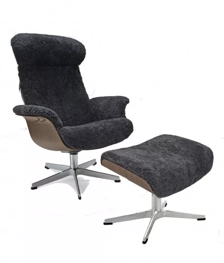 TIMEOUT Konfigurator für Sessel + Hocker in Schaffell