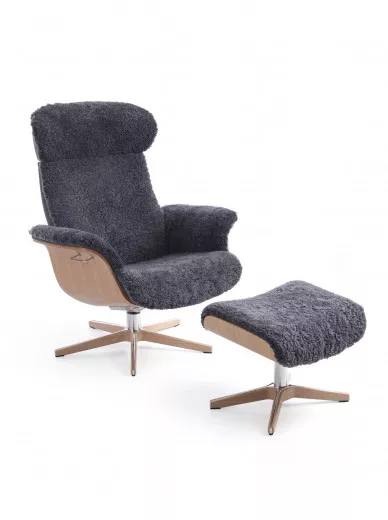 TIMEOUT Konfigurator für Sessel + Hocker in Schaffell