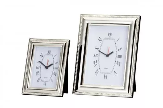 Tischuhr Perle vers., 10 x 15cm