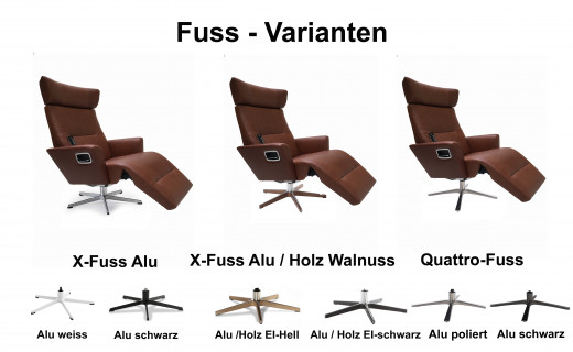 RELIEVE Konfigurator für Sessel mit Fußstütze