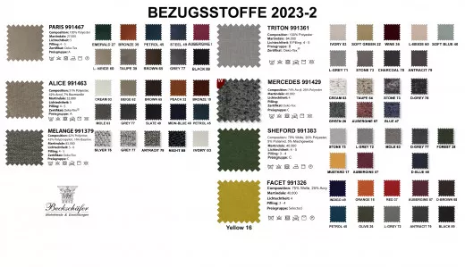 AIR Sessel m. Fußstütze, Konfigurator