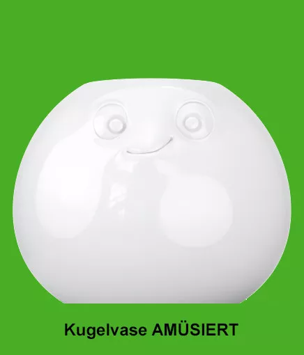 Vasen mit Gesicht ENTSPANNT und AMÜSIERT