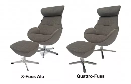 GLOBE Sessel u. Hocker, VELVETY Mole