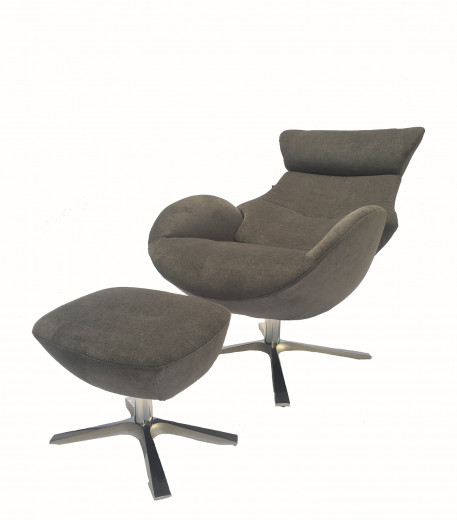 GLOBE Sessel u. Hocker, VELVETY Mole