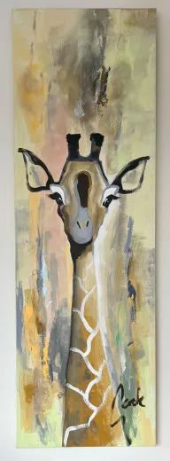 GIRAF DAY, Gemälde 50x150cm Künstler GADE