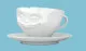 Kaffee- / Cappuccino-Tasse mit Gesicht