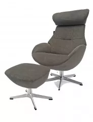 GLOBE Sessel u. Hocker, VELVETY Mole