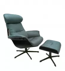 TIMEOUT S+H , Eiche schwarz / PERON Petrol