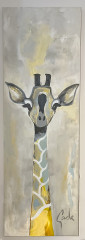 GIRAF TIME, Gemälde 50 x 150cm, Künstler GADE