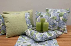 Hortensie Blau, Kissenhüllen 40 x 60cm