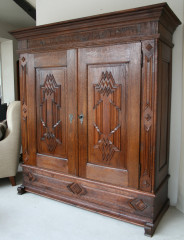 Münsterländer Eicheschrank um 1770/80